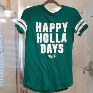 Pink by Victoria's Secret holiday shirt size S